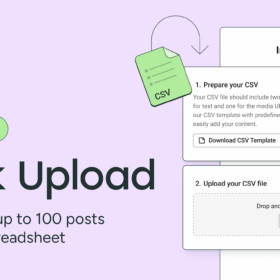 Introducing Bulk Upload: Turn a Spreadsheet Into Scheduled Posts in Seconds