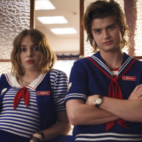 Joe Keery Channels His Stranger Things Character at a Real Life Wedding