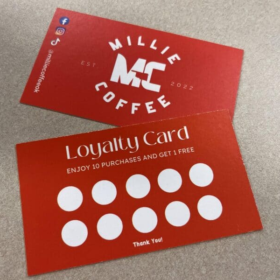 Use your loyalty card as your business card